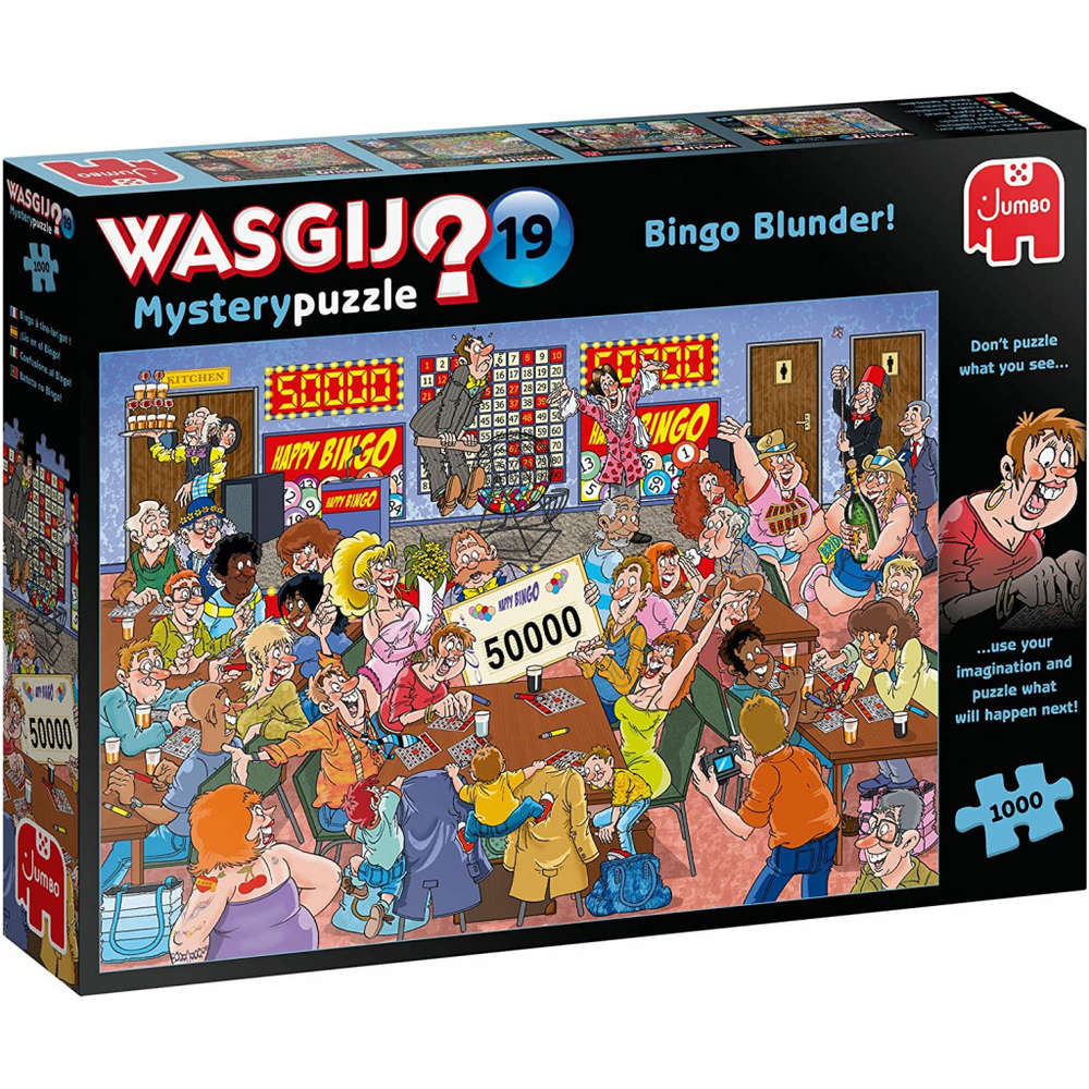 Jumbo - Wasgij Mystery 19 Bingo Blunder! - 1000 Teile Puzzle - Nur CHF 24.90! Jetzt kaufen auf fluxed.ch
