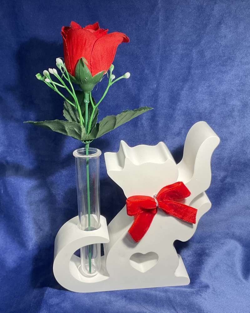 Katze mit Rose - Nur CHF 22.80! Jetzt kaufen auf fluxed.ch