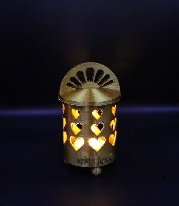 LED Deko-Laterne Herz gold - Nur CHF 33! Jetzt kaufen auf fluxed.ch
