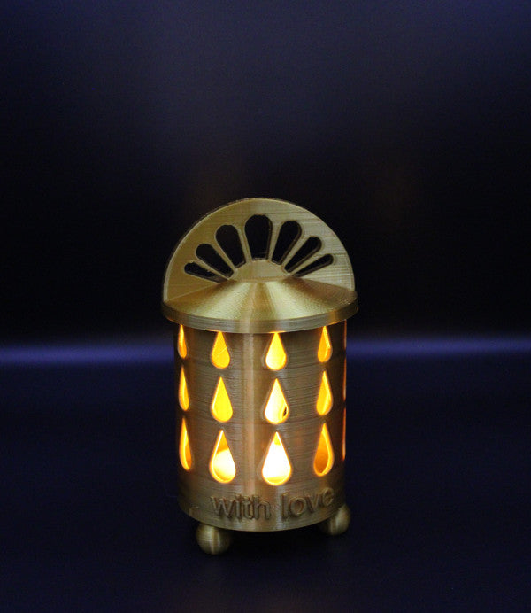 LED Deko-Laterne Tropfen gold - Nur CHF 33! Jetzt kaufen auf fluxed.ch