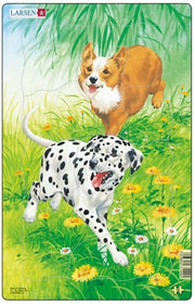 Larsen - Hunde - Rahmenpuzzle - 10 Teile - ab 3 Jahren