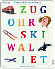 Larsen - Meine ersten Wörter - Rahmenpuzzle - 15 Teile - ab 5 J.