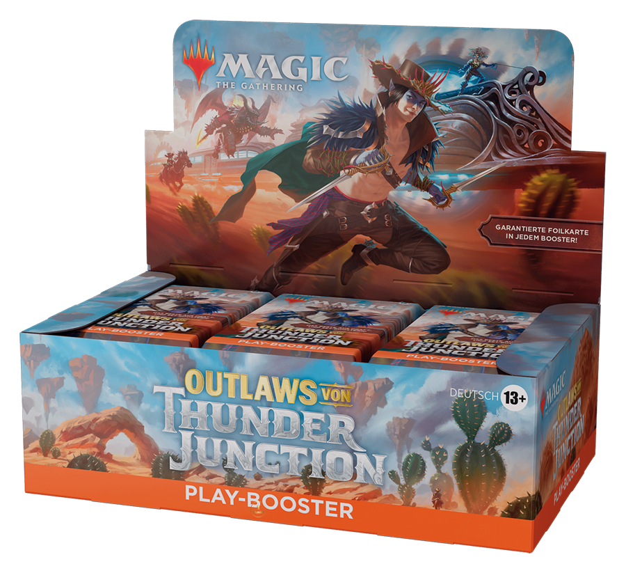 Magic The Gathering  | Outlaws of Thunder Junction Play Booster Display (36 Packs) - Nur CHF 169.90! Jetzt kaufen auf fluxed.ch