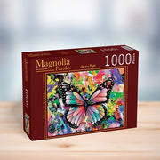 Magnolia Puzzles - Colorful Butterfly - 1000 Teile Puzzle