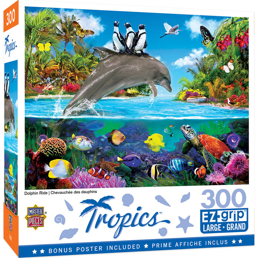 Master Pieces -Dolphin Ride - 300 XXL Teile Puzzle - Nur CHF 18.90! Jetzt kaufen auf fluxed.ch