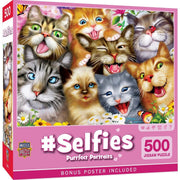 Master Pieces - Selfies Purrfect Portraits - 500 Teile Puzzle
