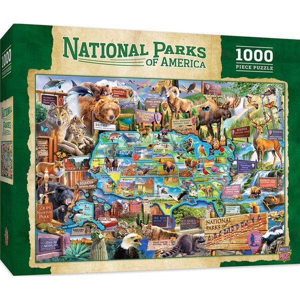 Master Pieces - National Parks of America - 1000 Teile Puzzle - Nur CHF 22.90! Jetzt kaufen auf fluxed.ch