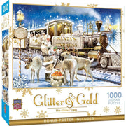 Master Pieces - The Gilded Train - 1000 Teile Glitzer Puzzle