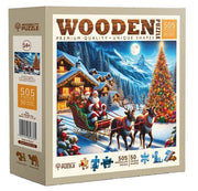 Wooden.City - Santa`s Sleigh - 505 Teile Holzpuzzle
