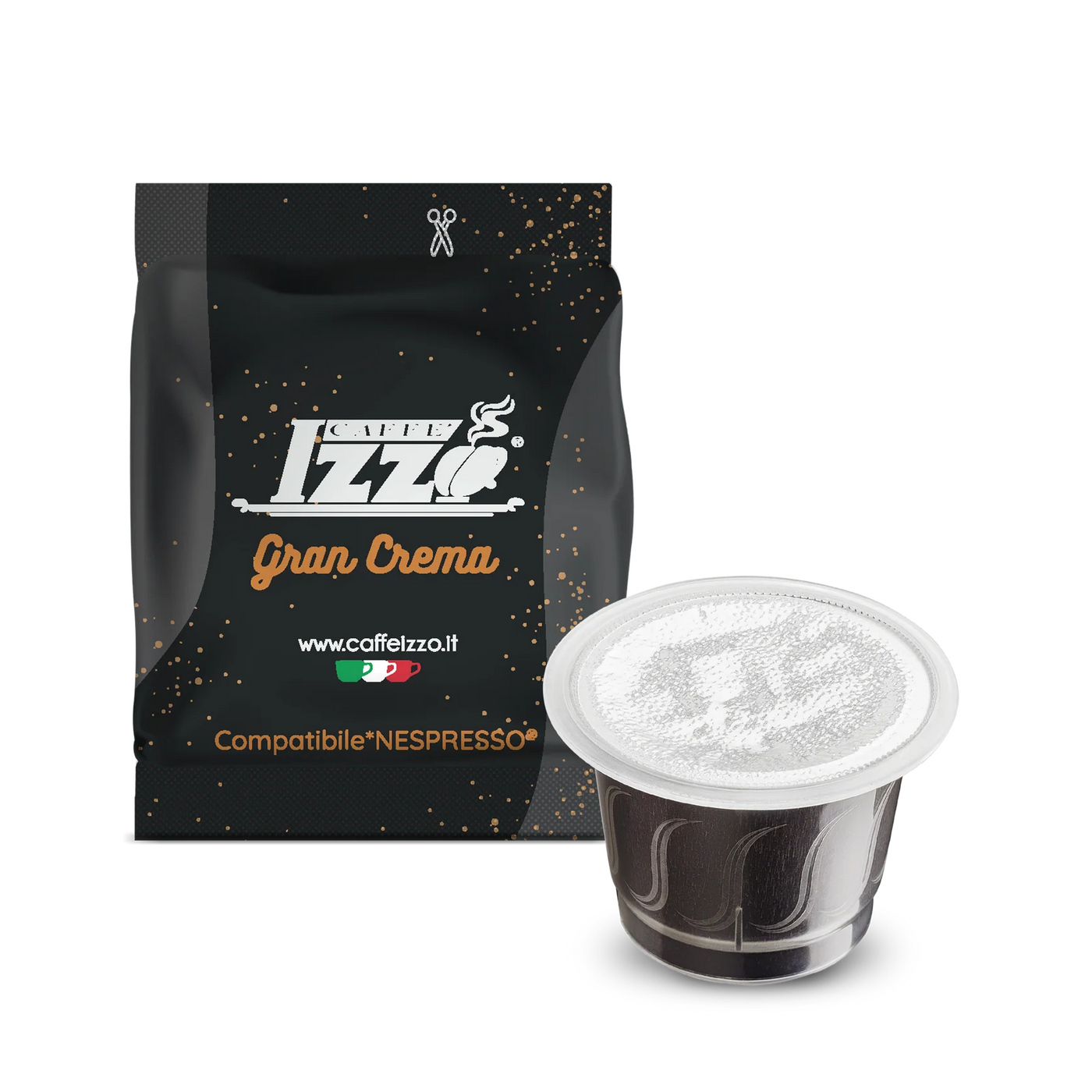 Caffè Izzo | Gran Crema - 100 Kaffeekapseln - Nespresso®* kompatibel