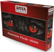 Nova Puzzle - Katzenaugen - 1000 Teile Panorama Puzzle