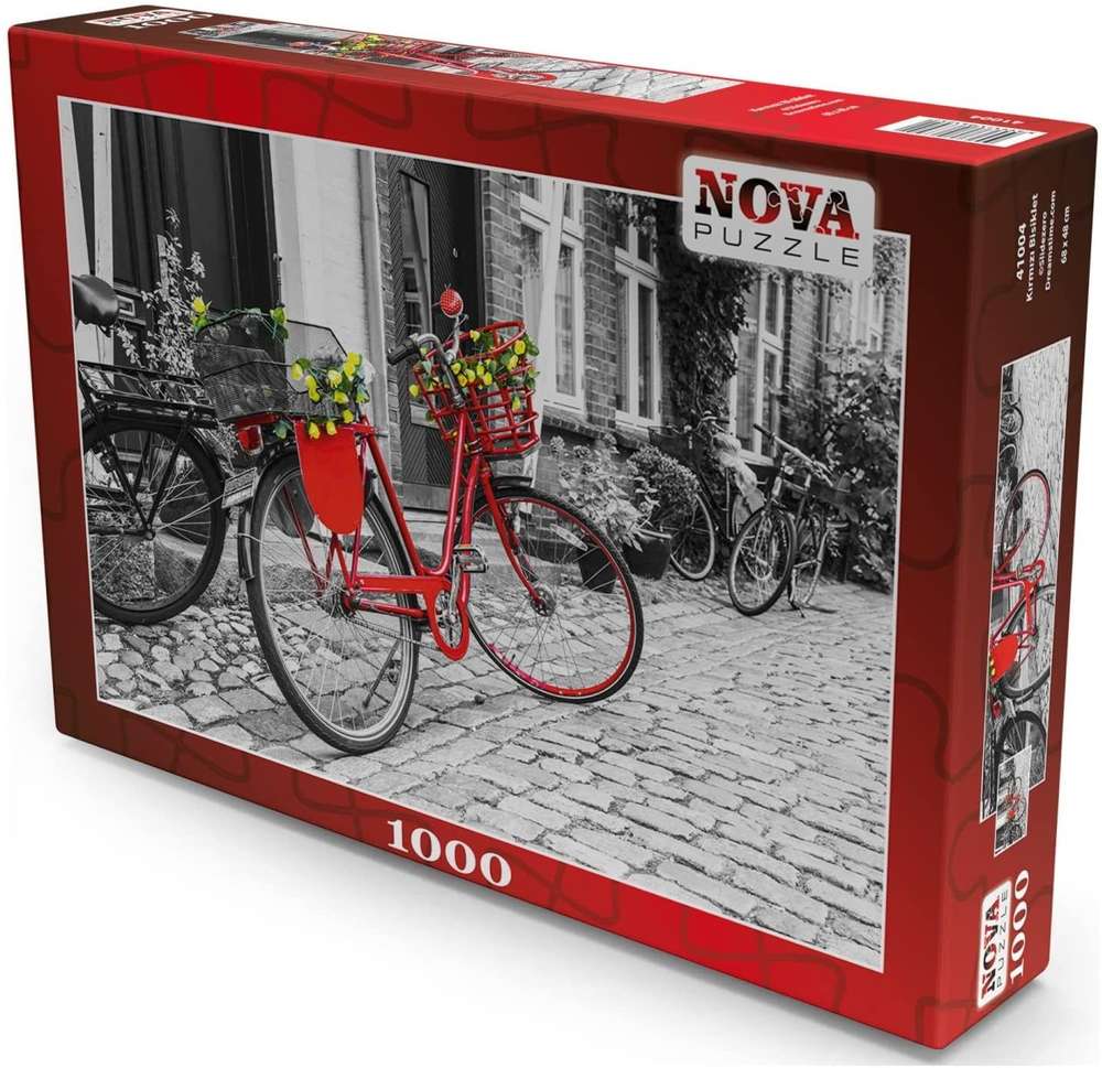 Nova Puzzle - Das rote Fahrrad - 1000 Teile Puzzle - Nur CHF 21.90! Jetzt kaufen auf fluxed.ch