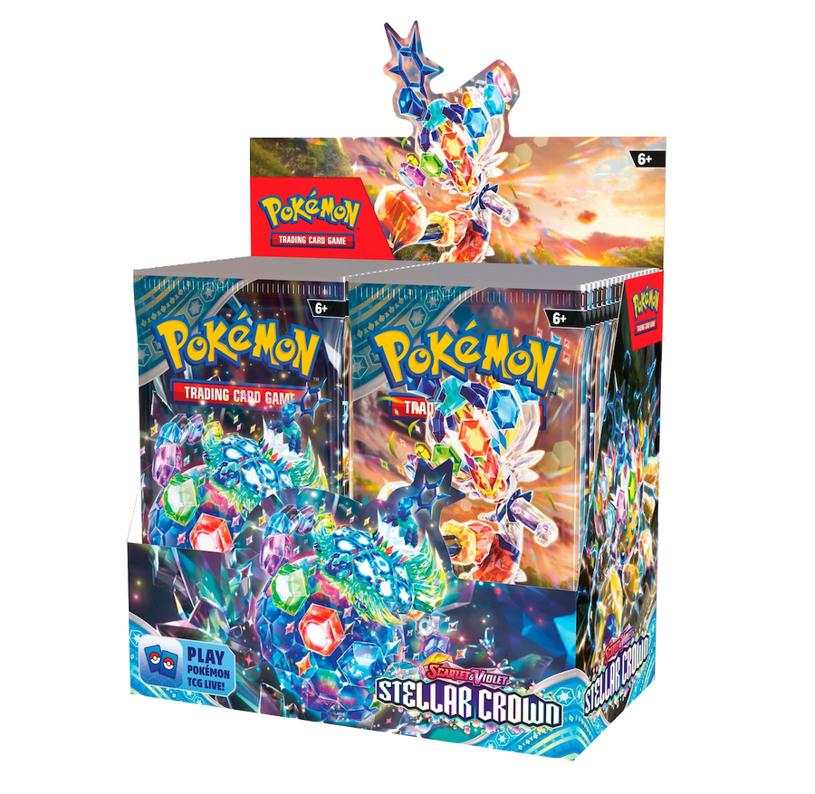 Pokémon | 'Stellar Crown' Booster 10K. Display