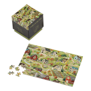 Penny Puzzle - Folks on the Hill - 150 Mini-Teile Puzzle