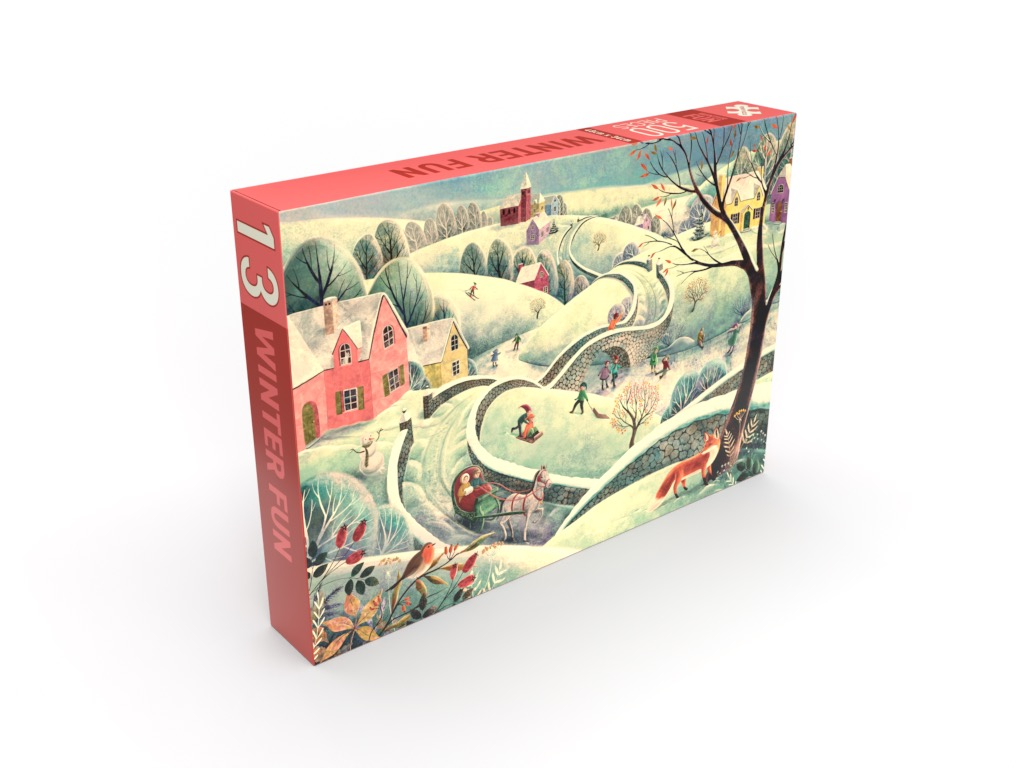 Penny Puzzle - Winter Fun - 500 Teile Puzzle