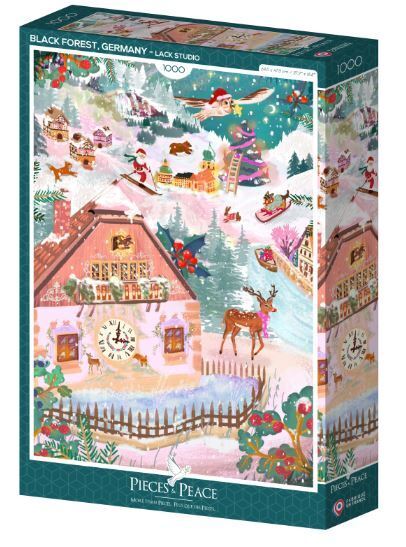 Pieces&Peace - Schwarzwald, Deutschland - 1000 Teile Puzzle