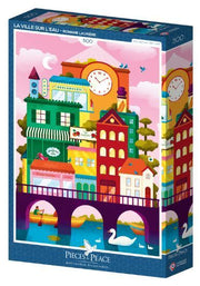 Pieces&Peace - Die Stadt am Wasser - 500 Teile Puzzle