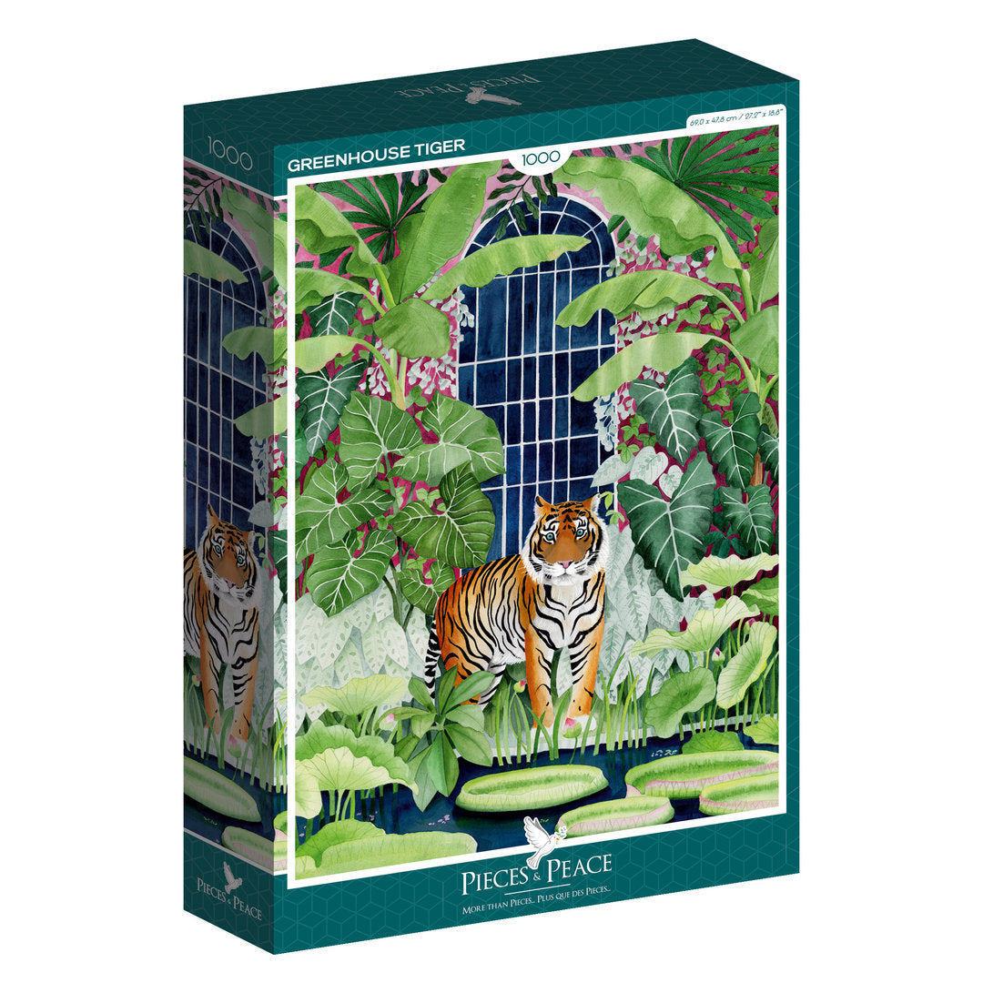 Pieces&Peace - Greenhouse Tiger - 1000 Teile Puzzle - Nur CHF 25.90! Jetzt kaufen auf fluxed.ch