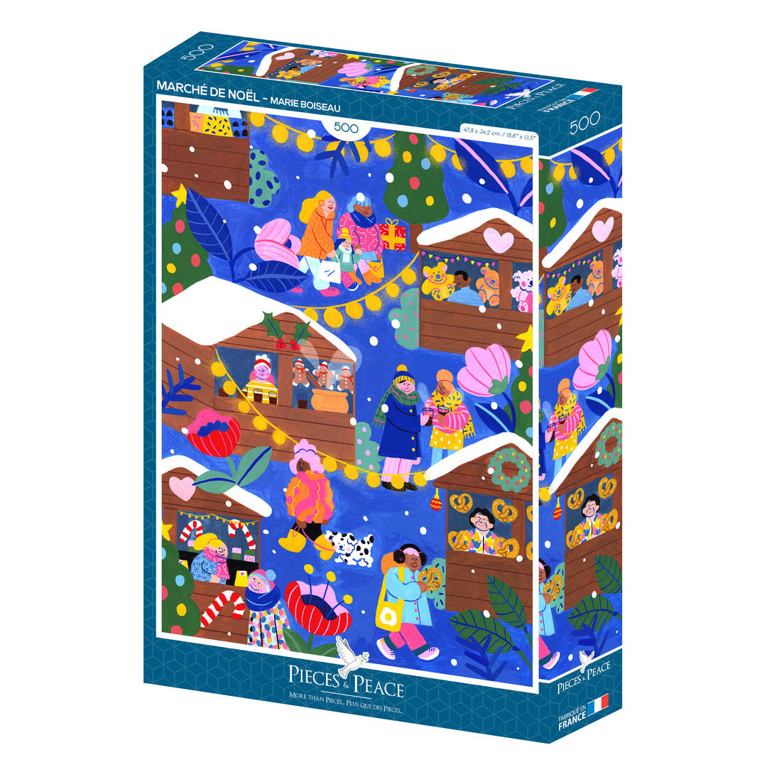 Pieces&Peace - Christmas Market - 500 Teile Puzzle - Nur CHF 20.90! Jetzt kaufen auf fluxed.ch