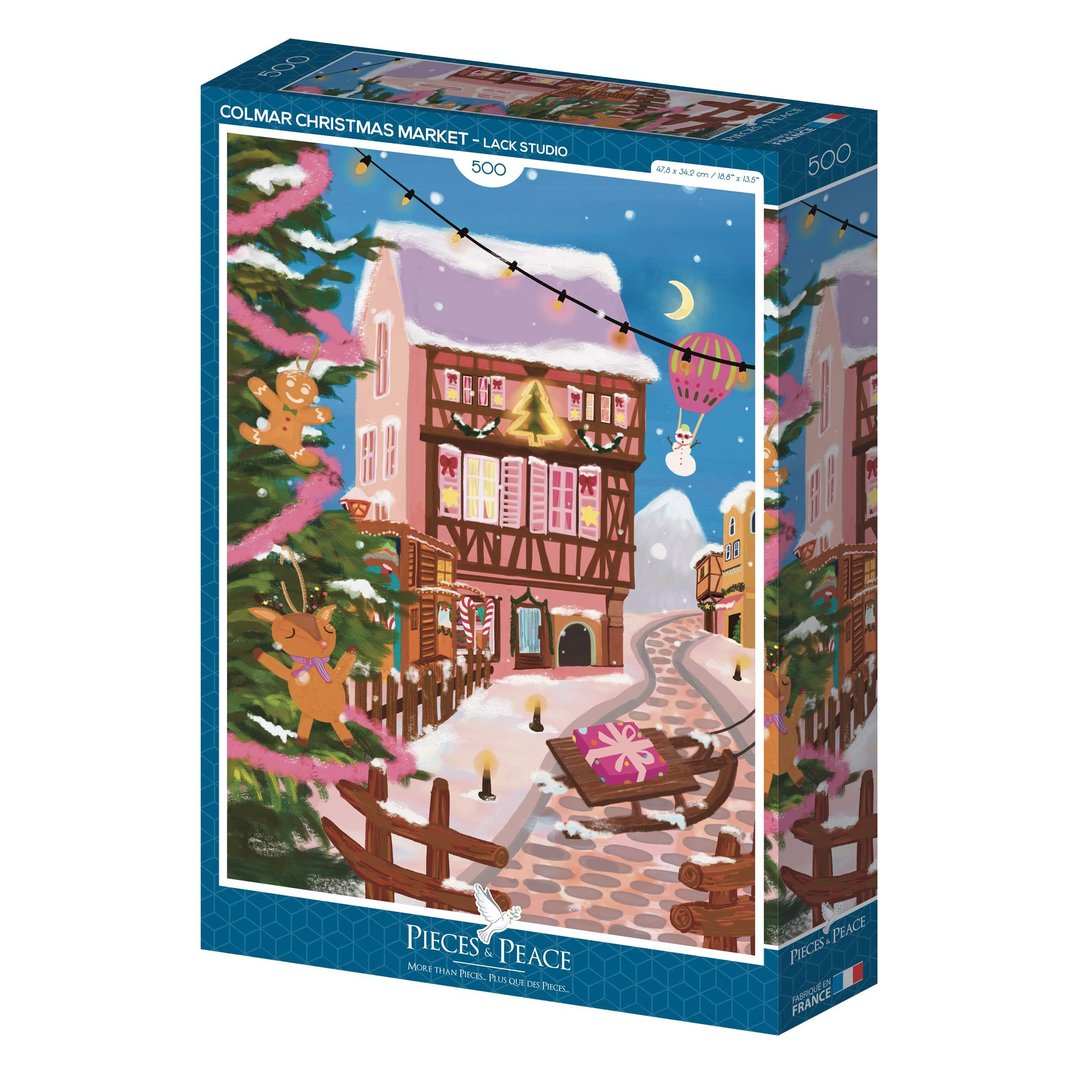 Pieces&Peace - Colmar Christmas Market - 500 Teile Puzzle - Nur CHF 20.90! Jetzt kaufen auf fluxed.ch
