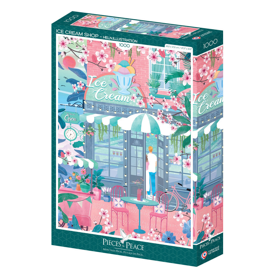 Pieces&Peace - Ice Cream Shop - 1000 Teile Puzzle - Nur CHF 25.90! Jetzt kaufen auf fluxed.ch