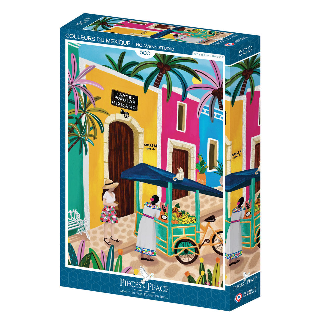 Pieces&Peace - Couleurs du Mexique - 500 Teile Puzzle - Nur CHF 20.90! Jetzt kaufen auf fluxed.ch