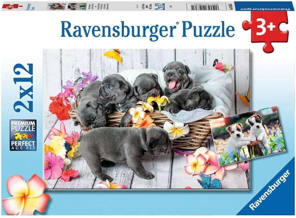 Ravensburger - Kleine Fellknäuel - 2x12 Teile Puzzles