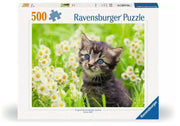 Ravensburger - Kätzchen in der Wiese - 500 Teile Puzzle