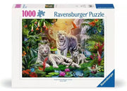 Ravensburger - Familie der Weissen Tiger - 1000 Teile Puzzle