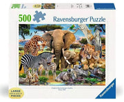 Ravensburger - Wilde Tierbabys - 500 grössere Teile Puzzle