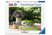 Ravensburger - Blumengruss am Gartentisch - 500 Teile Puzzle