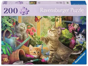Ravensburger - Verspielte Kätzchen - 200 XL-Teile Puzzle