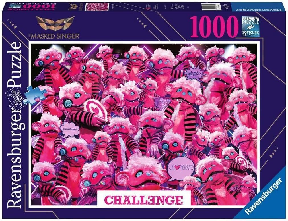 Ravensburger - Challenge Monsterchen - 1000 Teile Puzzle