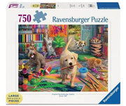 Ravensburger - Tierische Künstler - 750 grössere Teile Puzzle