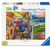 Ravensburger - Beim Camping - 500 grössere Teile Puzzle