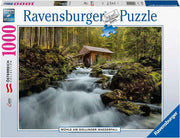 Ravensburger - Mühle am Gollinger Wasserfall - 1000 Teile Puzzle