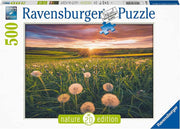 Ravensburger - Pusteblumen im Sonnenuntergang - 500 Teile Puzzle