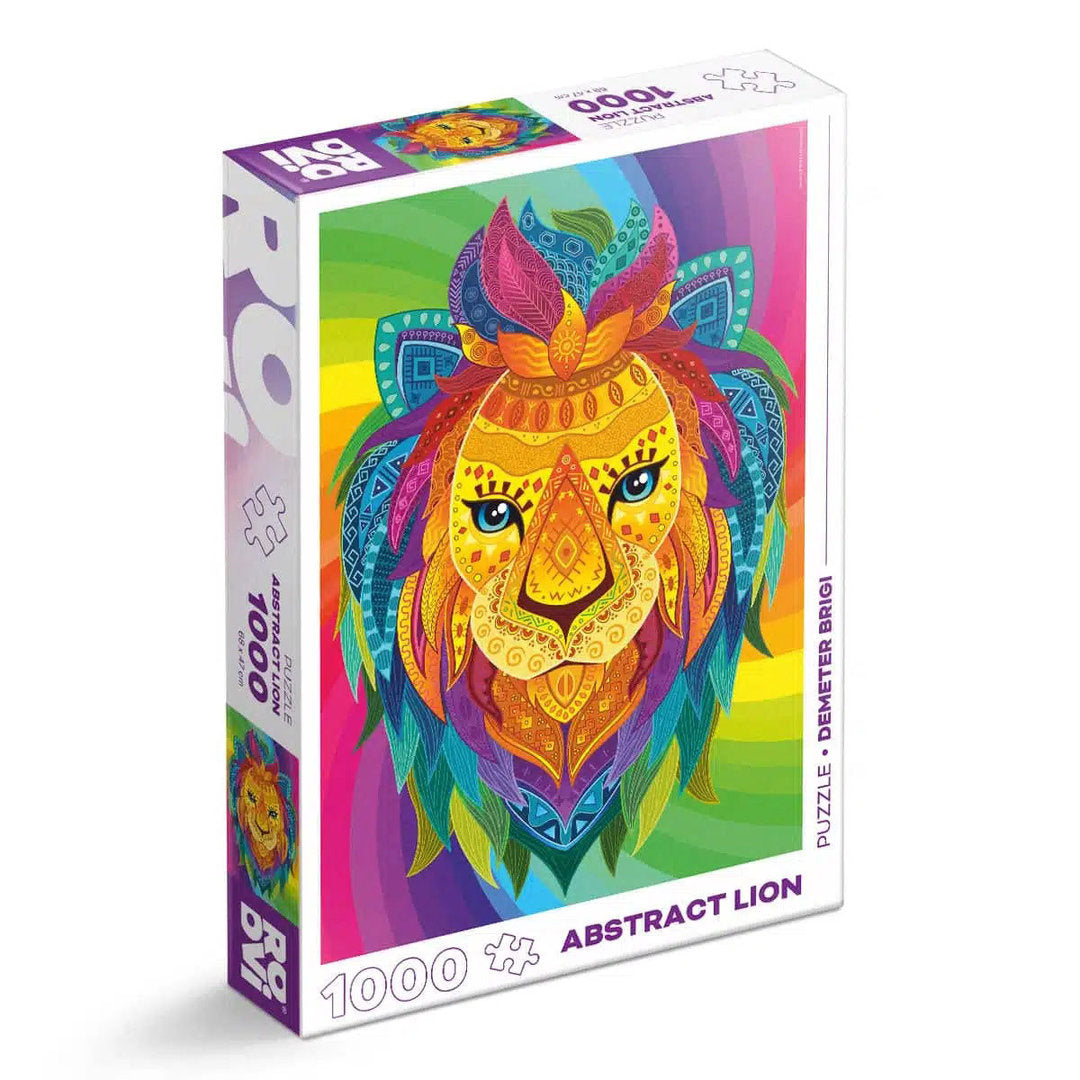Roovi - Abstract Lion - 1000 Teile Puzzle - Nur CHF 16.90! Jetzt kaufen auf fluxed.ch