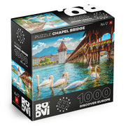 Roovi - Kapellbrücke, Schweiz - 1000 Teile Puzzle