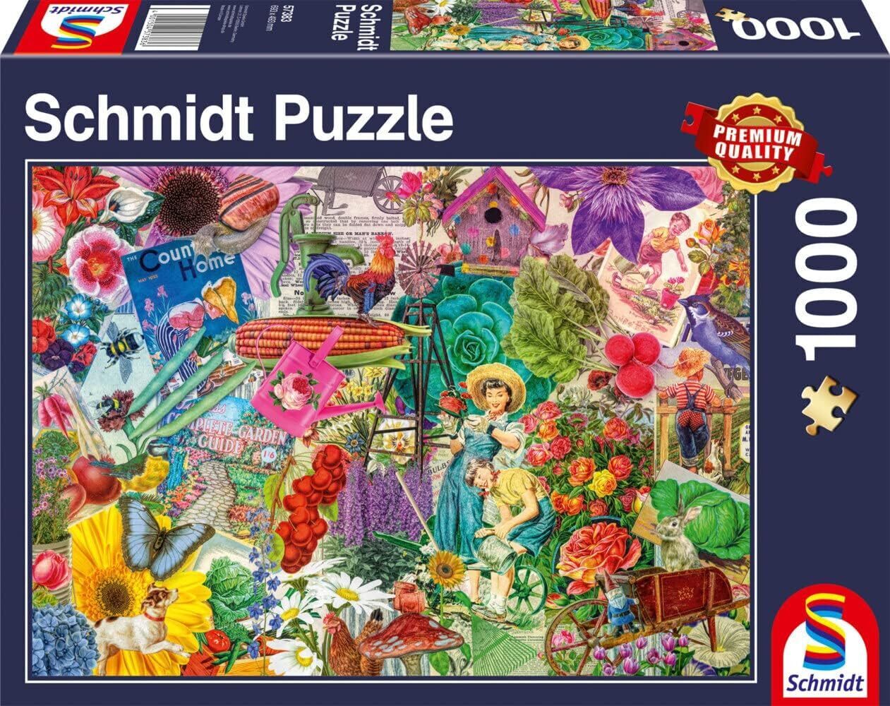 Schmidt - Happy Gardening - 1000 Teile Puzzle