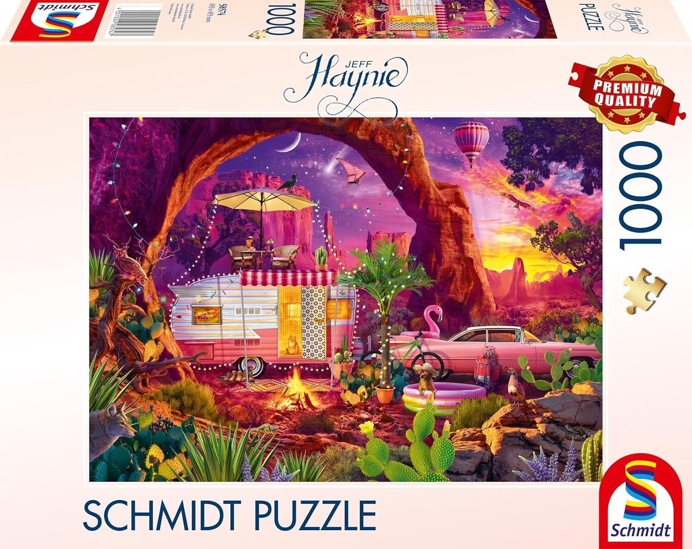 Schmidt - Camping-Paradies in der Wüste - 1000 Teile Puzzle