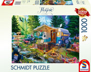 Schmidt - Mit dem Caravan in den Bergen - 1000 Teile Puzzle