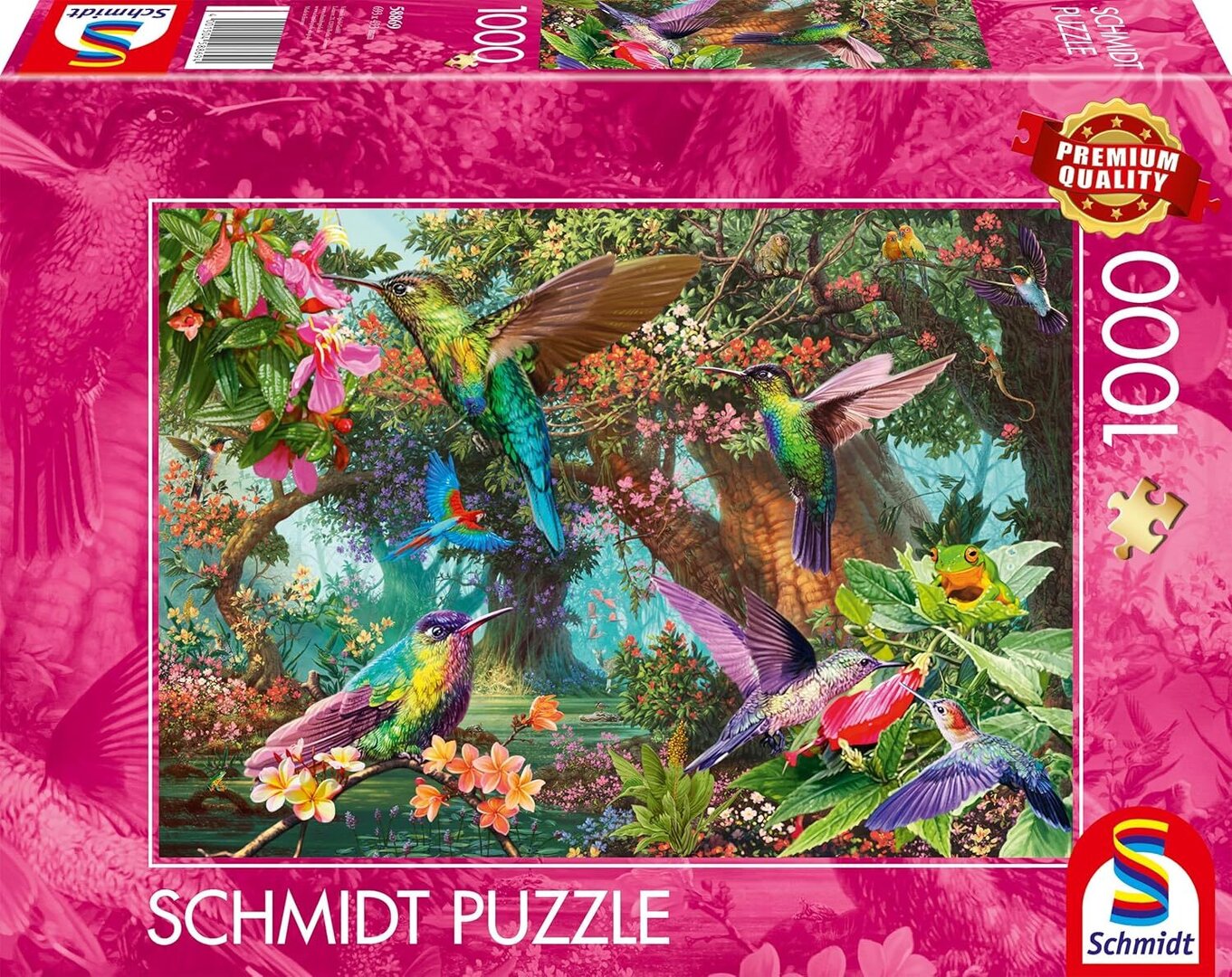 Schmidt - Farbenspiel der Kolibris - 1000 Teile Puzzle