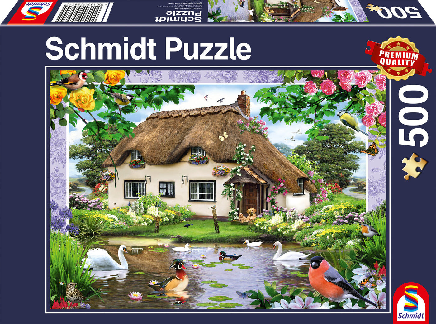 Schmidt - Romantisches Landhaus - 500 Teile Puzzle