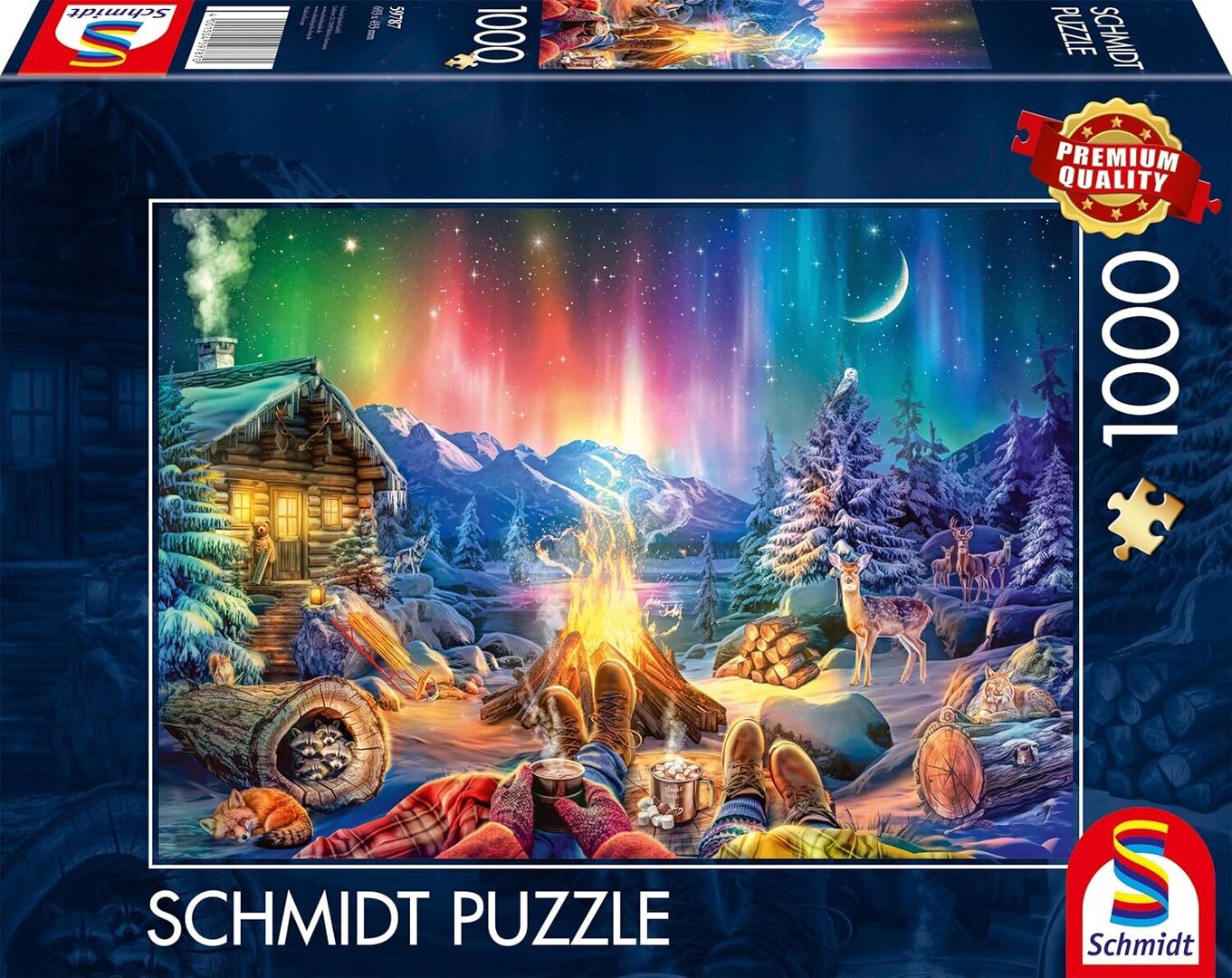Schmidt - Lagerfeuerromantik unterm Sternenhimmel - 1000 Teile Pu