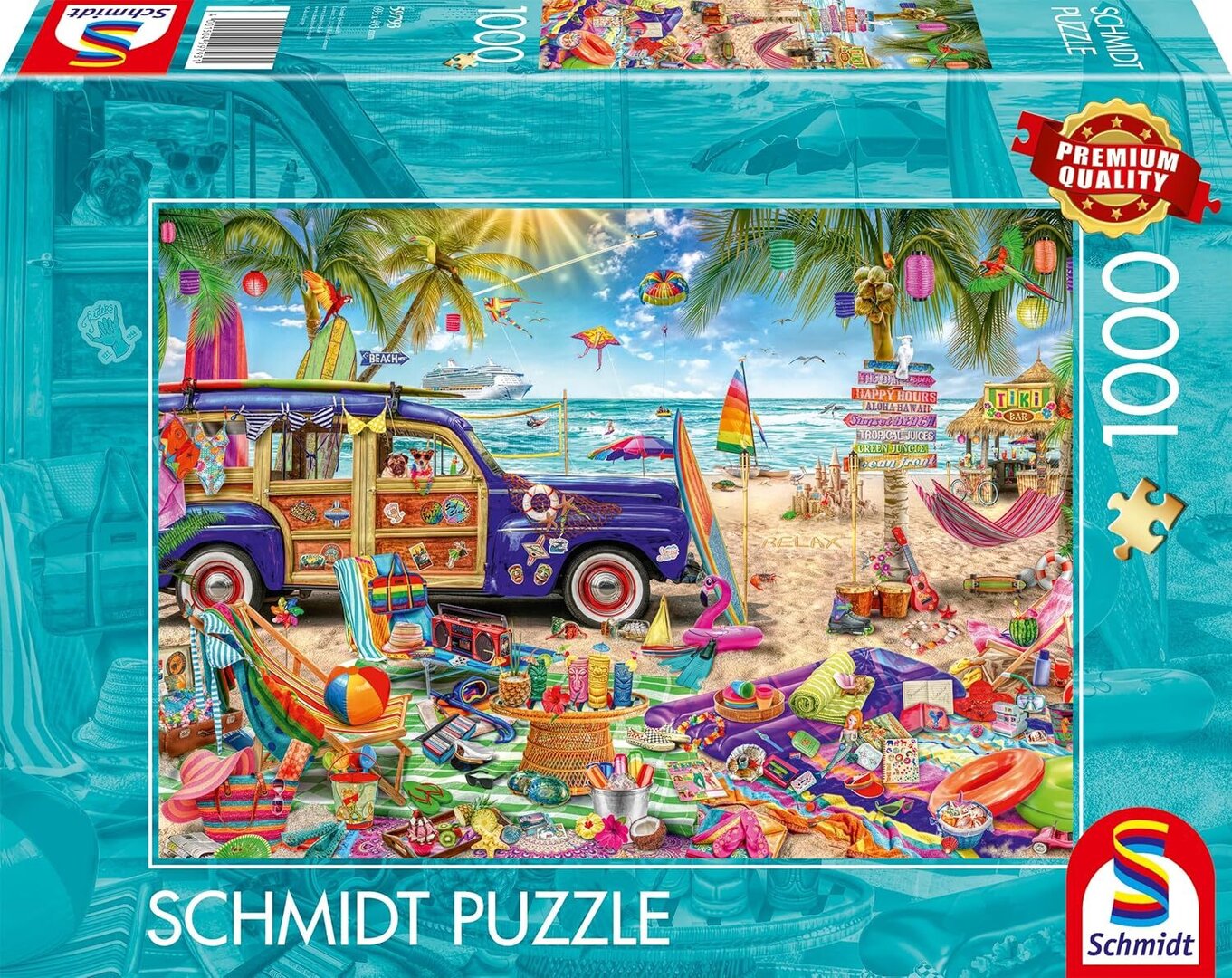 Schmidt - Sonnige Auszeit am Strand - 1000 Teile Puzzle