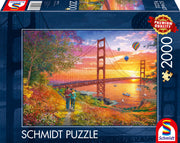 Schmidt - Spaziergang zur Golden Gate Bridge - 2000 Teile Puzzle