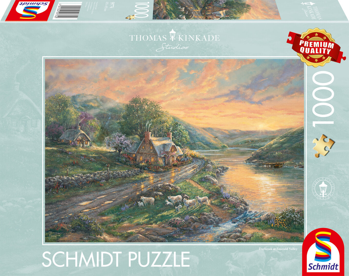 Schmidt - Tagesanbruch im Emerald Valley - 1000 Teile Puzzle