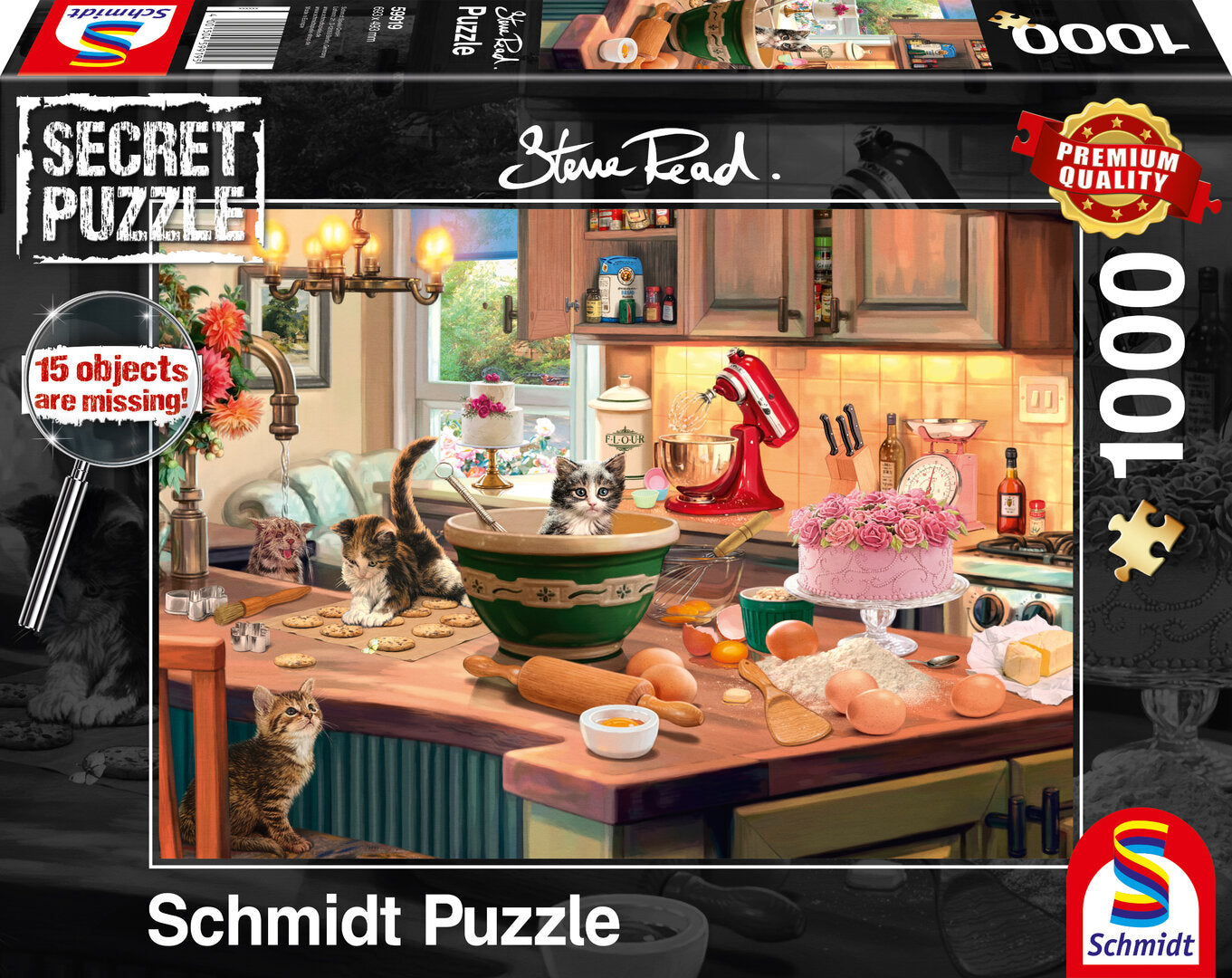 Schmidt - Am Küchentisch (Secret) - 1000 Teile Puzzle