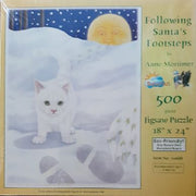 SunsOut - Following Santa`s Footsteps - 500 Teile Puzzle